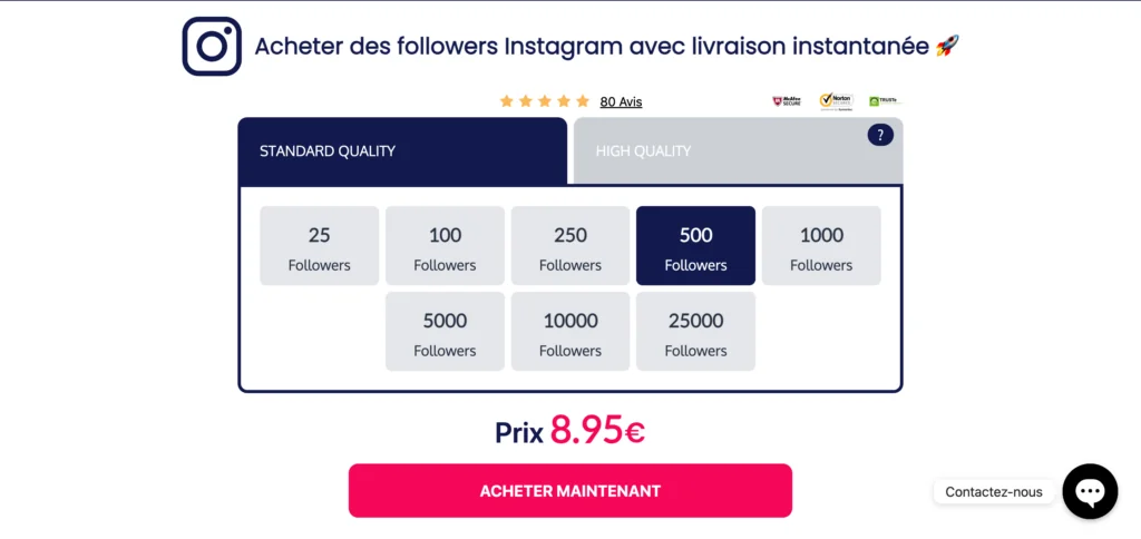 Acheter des followers Sur AnotherFollower